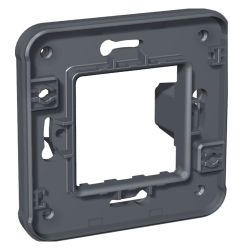 60887 EUR'OHM OXXO Cache interrupteur gris encastré étanche IP55