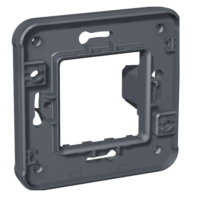 60887 EUR'OHM OXXO Cache interrupteur gris encastré étanche IP55