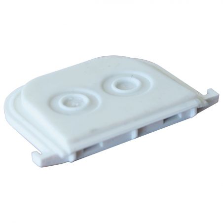 60873 EUR'OHM OXXO Passe-câble 2 entrées blanc