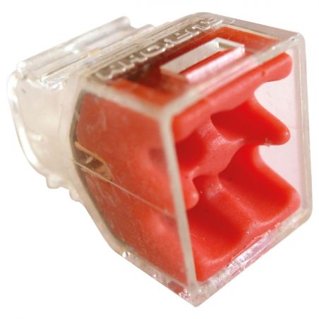 70064 EUR'OHM Borne de connexion rapide 4P pour fil rigide ( gros conditionnement de 5000pcs)