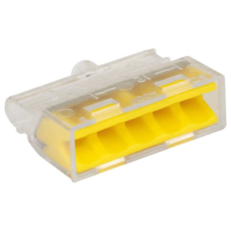 70065 EUR'OHM Borne de connexion rapide 5P pour fil rigide ( gros conditionnement de 5000pcs)