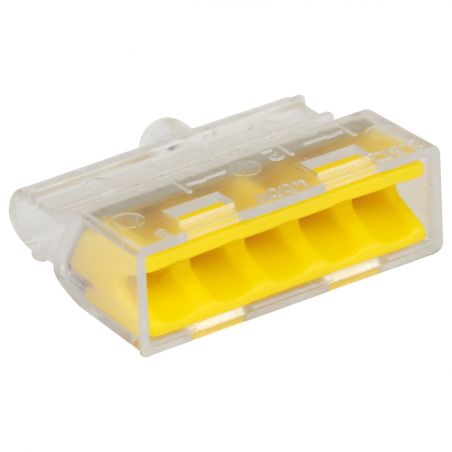 70065 EUR'OHM Borne de connexion rapide 5P pour fil rigide ( gros conditionnement de 5000pcs)