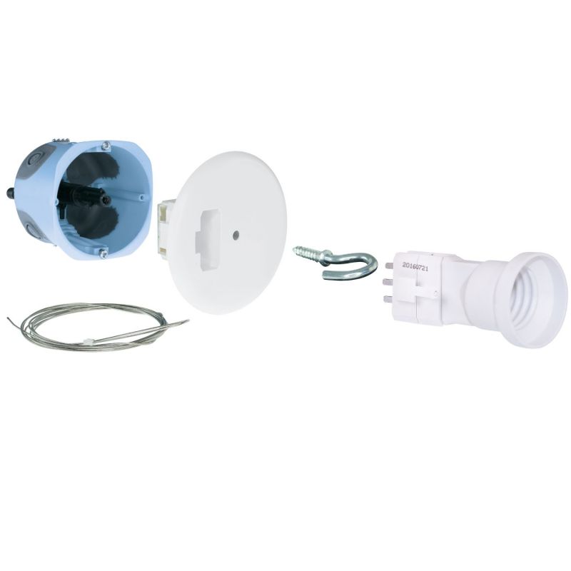 53094 EUR'OHM XL AIR'metic Point de centre DCL D67/68 P50 + système d'arrimage + fiche/douille DCL E27 + filin