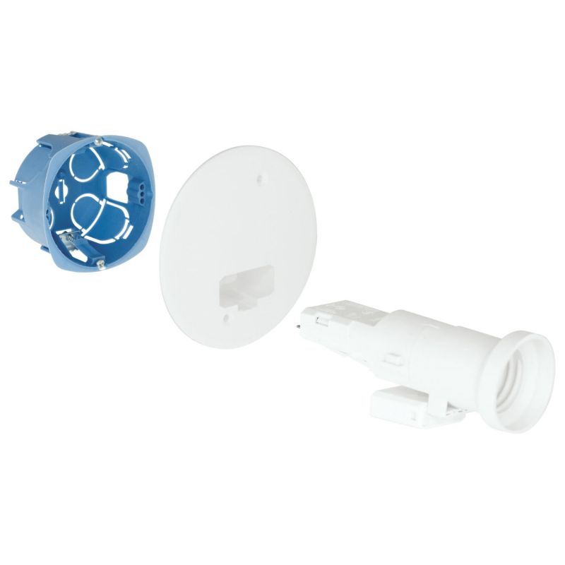 53038 EUR'OHM XL AIR'metic Point d'applique DCL D67/68mm + fiche/douille DCL E27