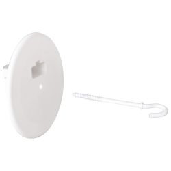 53049 EUR'OHM Kit couvercle DCL D120mm + piton blanc 80mm