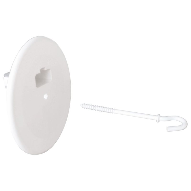 53049 EUR'OHM Kit couvercle DCL D120mm + piton blanc 80mm
