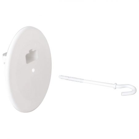 53049 EUR'OHM Kit couvercle DCL D120mm + piton blanc 80mm