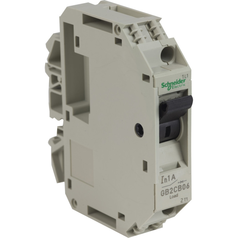 GB2CB06 TeSys GB2-CB - disjoncteur Schneider pour circuit de contrôle moteur - 1A - 1P - 1d