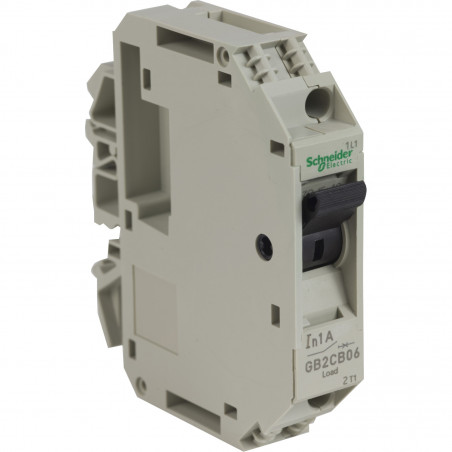 GB2CB06 TeSys GB2-CB - disjoncteur Schneider pour circuit de contrôle moteur - 1A - 1P - 1d
