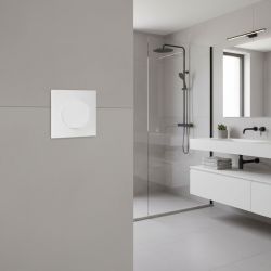 60209 EUR'OHM SQUARE Lot de 50 Interrupteur va et vient 10A blanc PACK CHANTIER