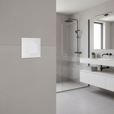60209 EUR'OHM SQUARE Lot de 50 Interrupteur va et vient 10A blanc PACK CHANTIER