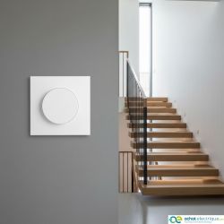 60202 EUR'OHM SQUARE Bouton poussoir 10A blanc