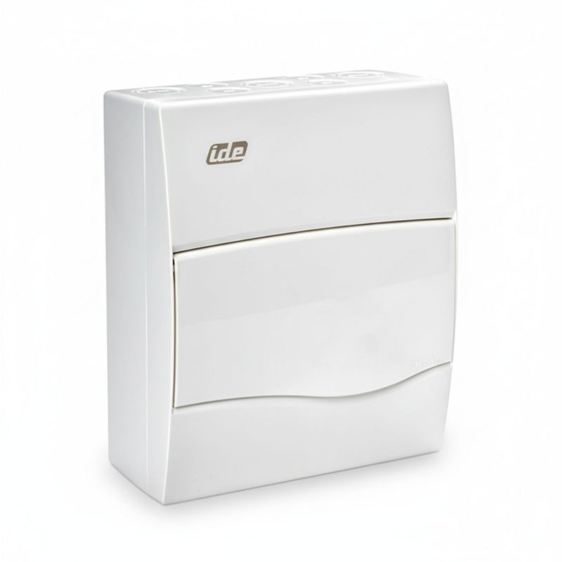 BV8PO IDE - Tableau de distribution électrique résidentiel - 8 modules - 228x191x99mm - avec rail DIN