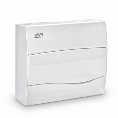 BV12PO IDE - Tableau de distribution résidentiel - 1 rangée de 12 modules - 228x264x99mm - avec rail DIN