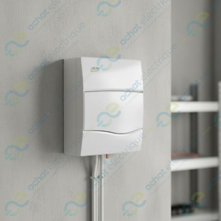 BV8PO IDE - Tableau de distribution électrique résidentiel - 8 modules - 228x191x99mm - avec rail DIN
