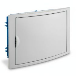 5012HGW SOLERA - Coffret électrique encastrable sur Placo - 233x320x75mm - 1 rangée de 14 modules