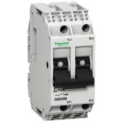 GB2DB09 TeSys GB2-DB - disjoncteur Schneider pour circuit de contrôle moteur - 4A - 2P - 2d