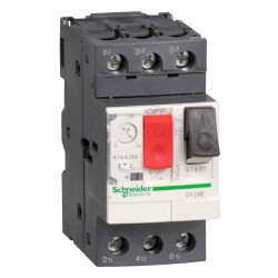 GV2ME10 - disjoncteur moteur Schneider GV2ME - 4 à 6,3A - 3P 3d - déclencheur magnéto-thermique