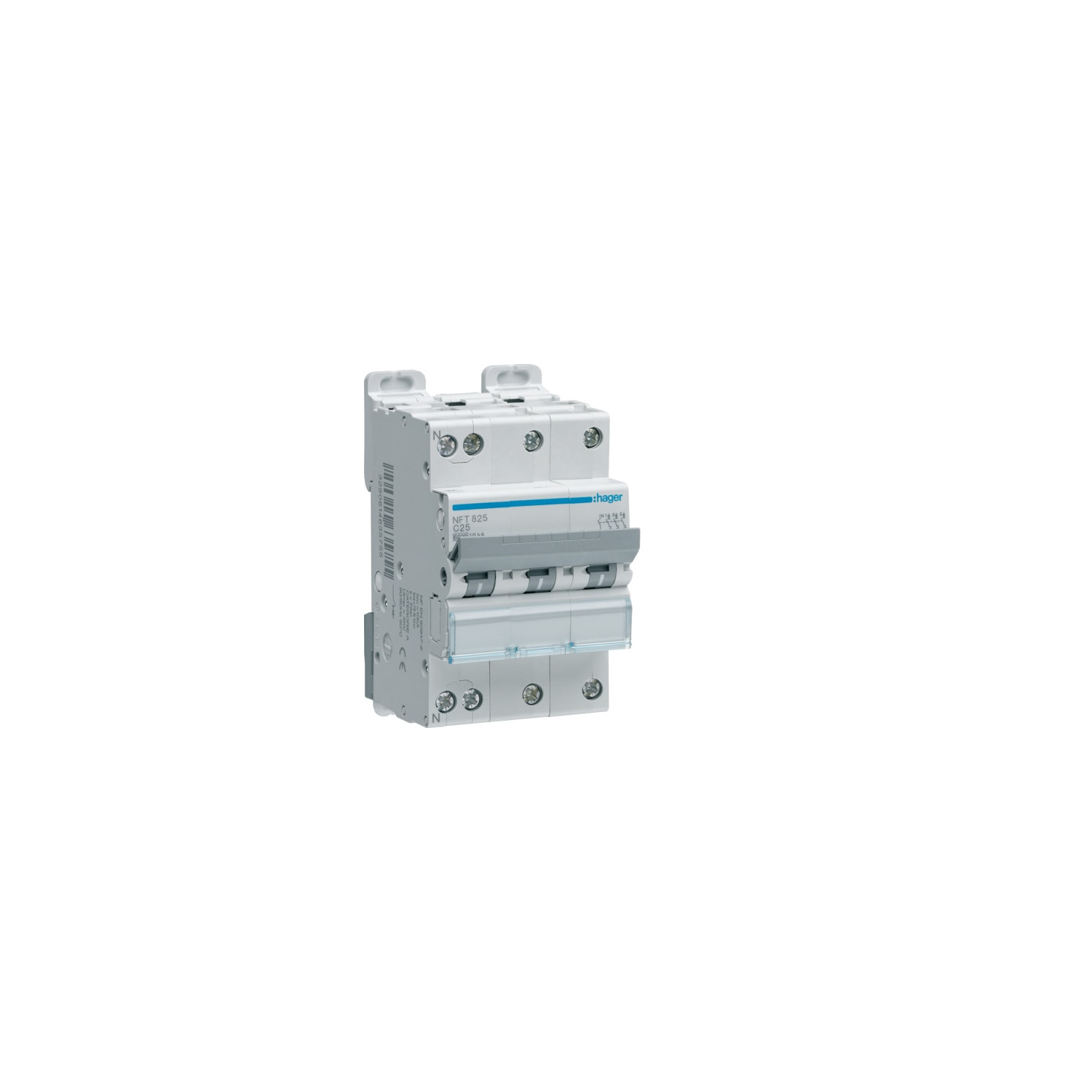 Disjoncteur Unipolaire Newlec 6A Type B - 6 Ampères, Occasion Fonctionnelle Pour Tableau électrique