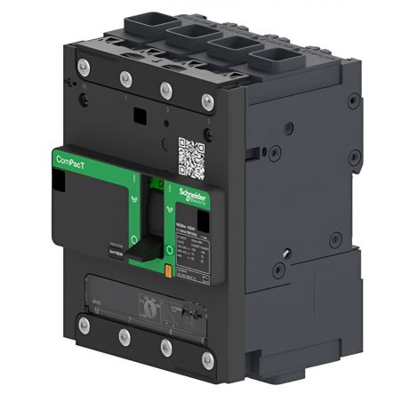 C12E4TM125L Schneider ComPact NSXm - disjoncteur 125A TM-D - 16kA - 4P 4d - bornes everlink