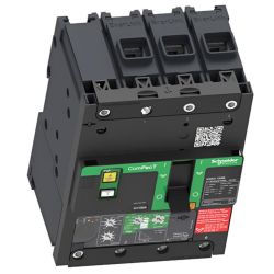 C11B34V025L Schneider ComPact NSXm - disjoncteur 25A MicroLogic Vigi 4.1 - 25kA - 3P 3d - bornes everlink