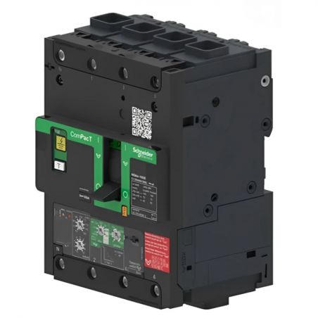 C11N44V100L Schneider ComPact NSXm - disjoncteur 100A MicroLogic Vigi 4.1 - 50kA - 4P 4d - bornes everlink
