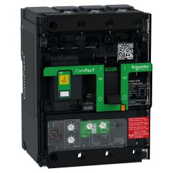 C11B34V100B Schneider ComPact NSXm - disjoncteur 100A MicroLogic Vigi 4.1 - 25kA - 3P 3d - bornes pour cosses