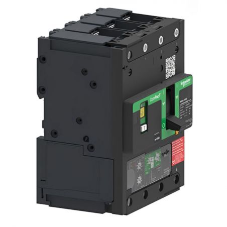 C12H34V160B Schneider ComPact NSXm - disjoncteur 160A MicroLogic Vigi 4.1 - 70kA - 3P 3d - bornes pour cosses