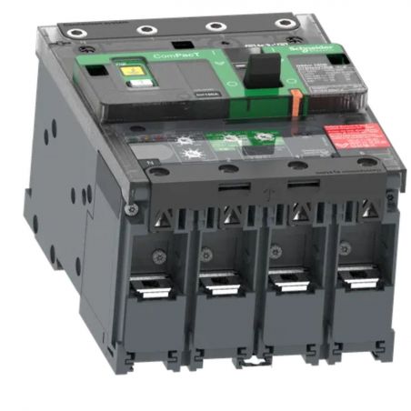 C12E44V160B Schneider ComPact NSXm - disjoncteur 160A MicroLogic Vigi 4.1 - 16kA - 4P 4d - bornes pour cosses