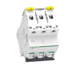 A9F77306 Schneider iC60N disjoncteur triphasé Schneider 6A - 3P - courbe C - 10kA - À vis
