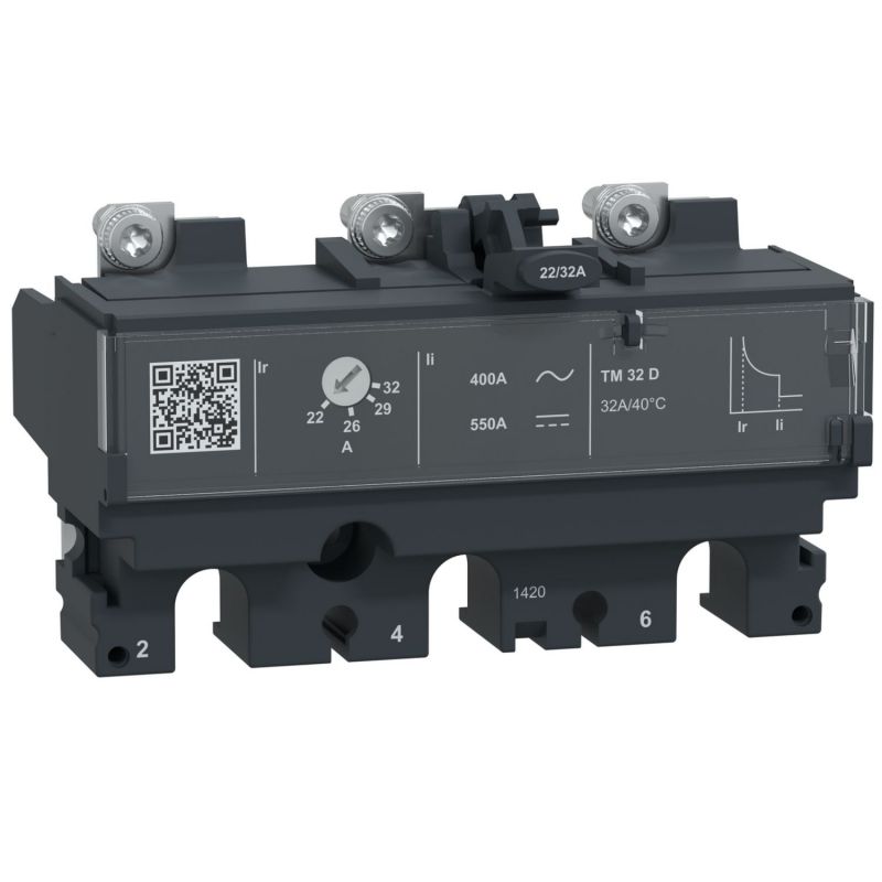 C103TM063 Schneider déclencheur TM-D magnétique-thermique 3P 3d - 63A pour bloc de coupure