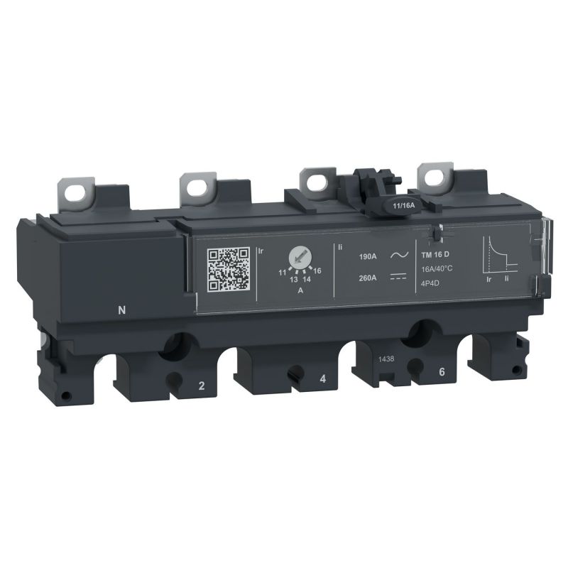 C254TM250 Schneider déclencheur TM-D magnétique-thermique 4P 4d - 250A pour bloc de coupure NSX250