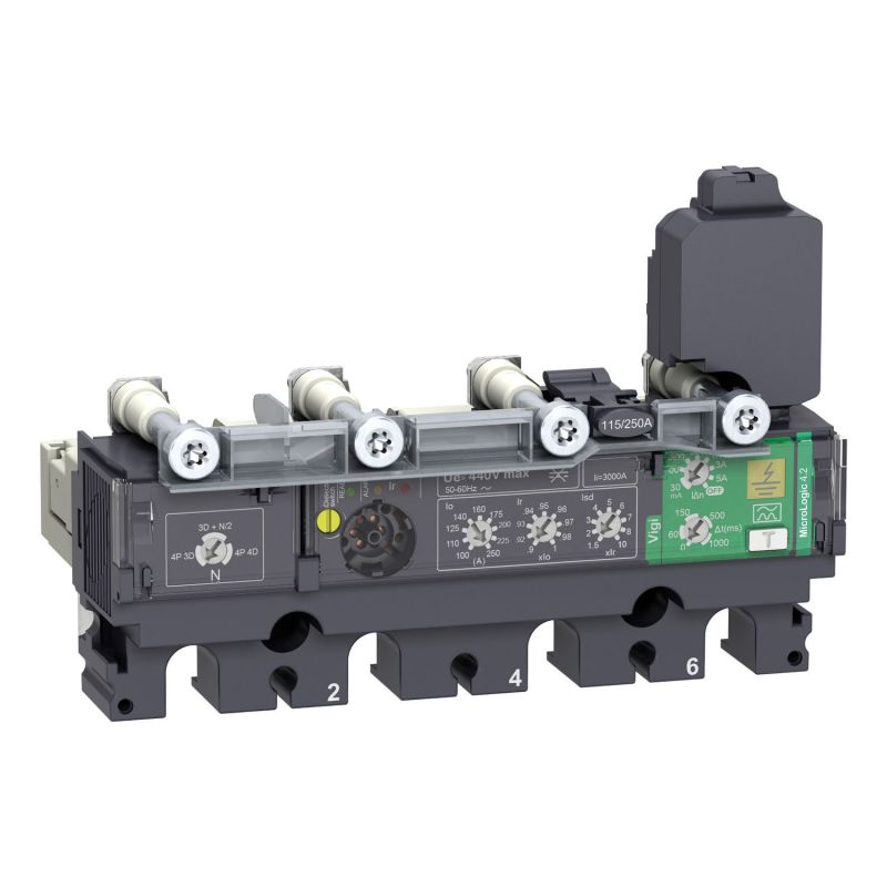 C1044V100 Schneider déclencheur MicroLogic 4.2 Vigi 4P 4d - 100A pour bloc de coupure