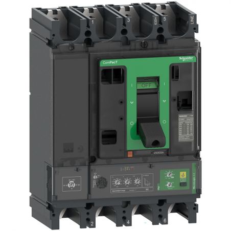 C63N44V570 Schneider ComPact NSX - disjoncteur différentiel 570A MicroLogic Vigi 4.3 - 50kA - 4P