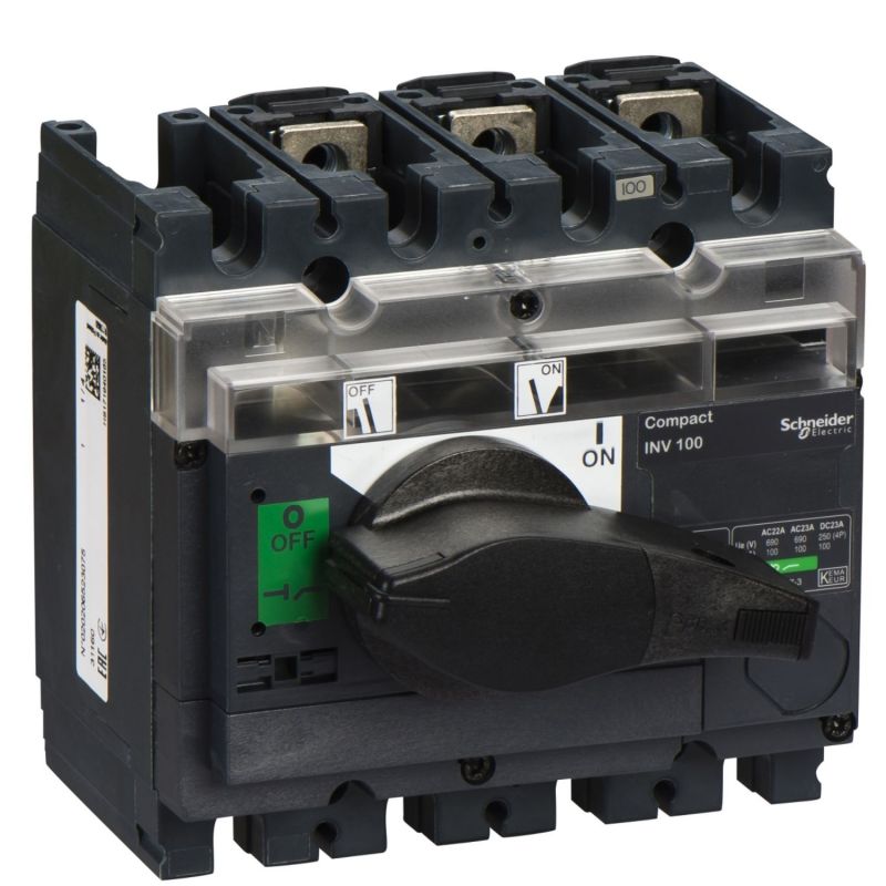 Interrupteur sectionneur ComPacT INV Schneider 31170 INV400 - 400A - 3P
