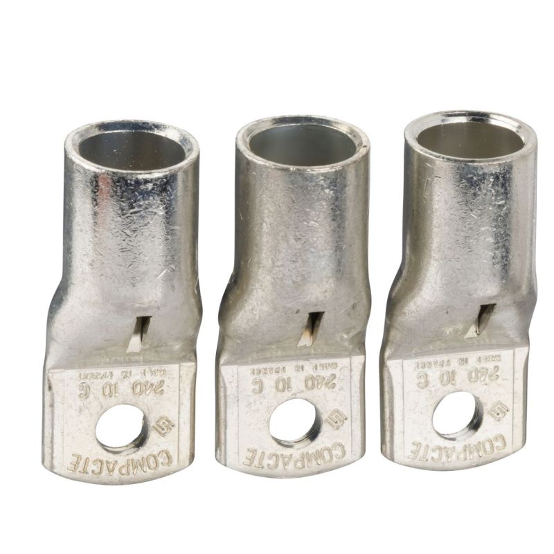 LV429252 Schneider 3 cosses à sertir câble cuivre 120mm² - séparateur de phases