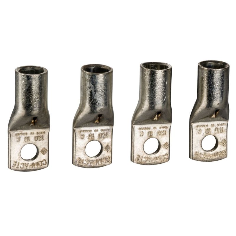 LV429256 Schneider 4 cosses à sertir câble cuivre 120mm² - séparateur de phases