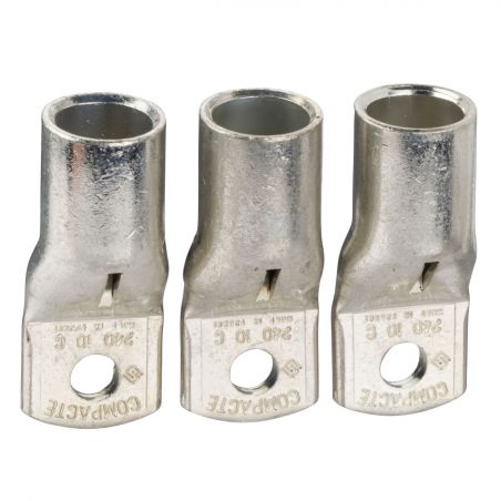 LV429254 Schneider 3 cosses à sertir câble cuivre 185mm² - séparateur de phases