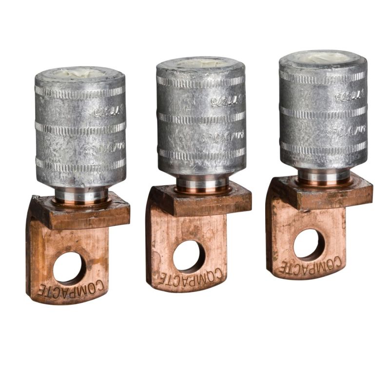 LV429504 Schneider 3 cosses à sertir câble aluminium 150mm² - séparateur de phases