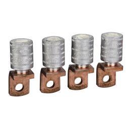 LV429505 Schneider 4 cosses à sertir câble aluminium 150mm² - séparateur de phases