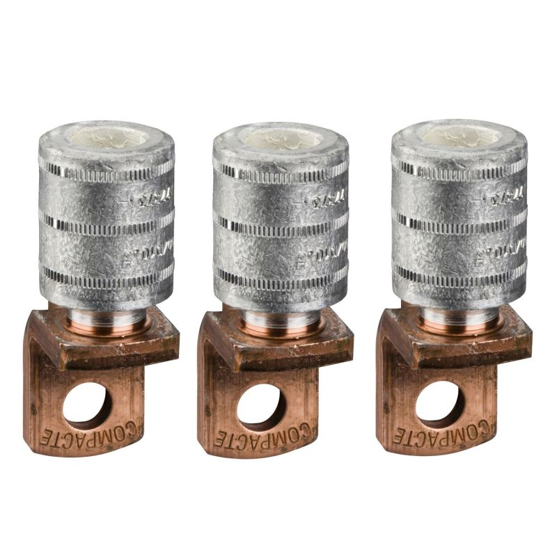 LV429506 Schneider 3 cosses à sertir câble aluminium 185mm² - séparateur de phases
