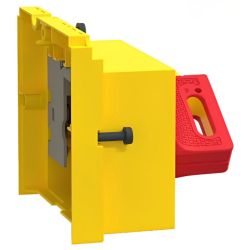 LV429339T Schneider Commande rotative directe - poignée rouge plastron jaune pr NSX250