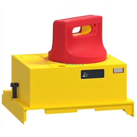 LV429339T Schneider Commande rotative directe - poignée rouge plastron jaune pr NSX250