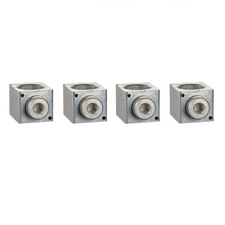 LV432480 Schneider 4 bornes aluminium à vis pour câbles 35 à 300mm² pour NSX100-250
