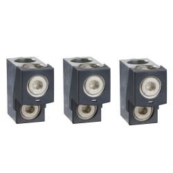 LV432481 Schneider 3 bornes aluminium à vis pour câbles 35 à 240mm² pour NSX100-250