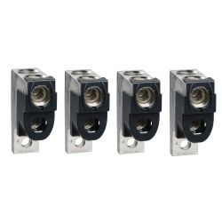 LV432482 Schneider 4 bornes aluminium à vis pour câbles 35 à 240mm² pour NSX100-250