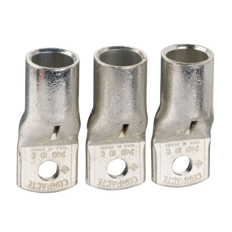 LV432500 Schneider 3 cosses à sertir câble cuivre 240mm² - séparateur de phases