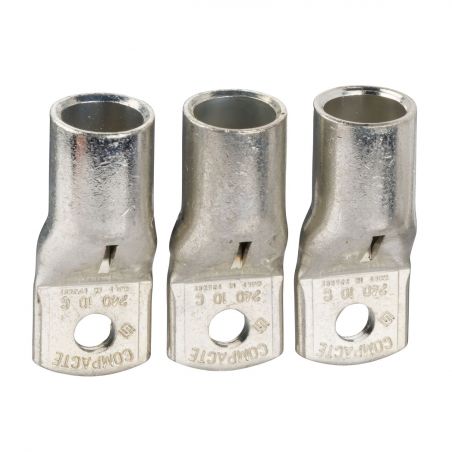 LV432500 Schneider 3 cosses à sertir câble cuivre 240mm² - séparateur de phases