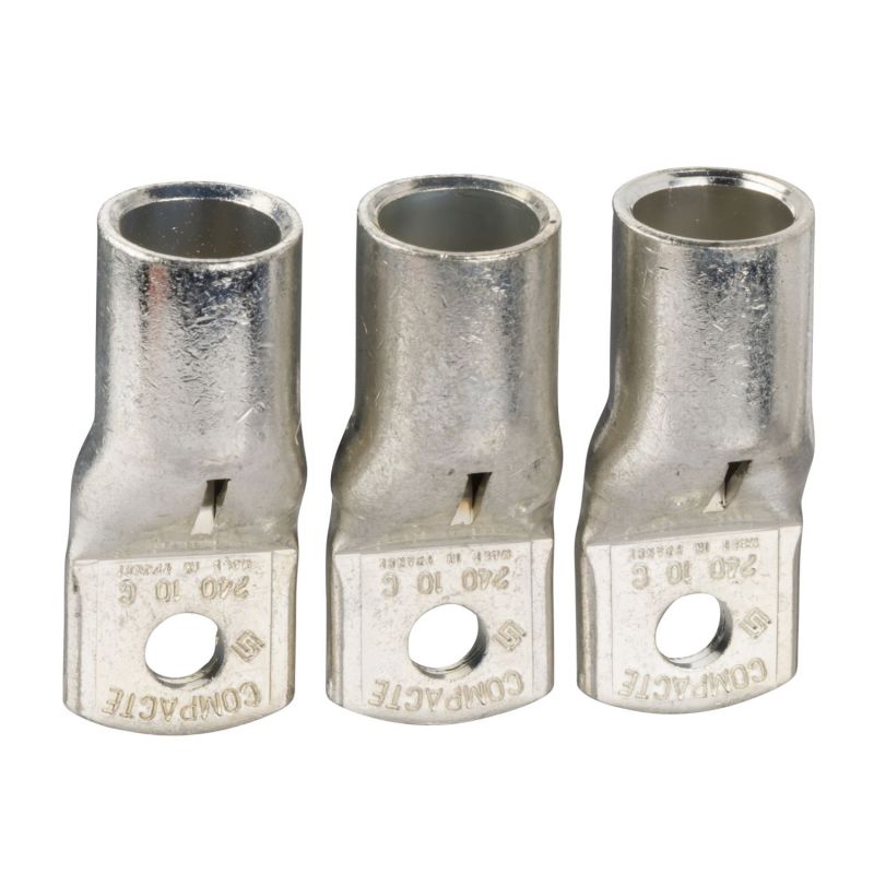 LV432502 Schneider 3 cosses à sertir câble cuivre 300mm² - séparateur de phases
