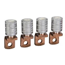 LV432505 Schneider 4 cosses à sertir câble aluminium 240mm² - séparateur de phases